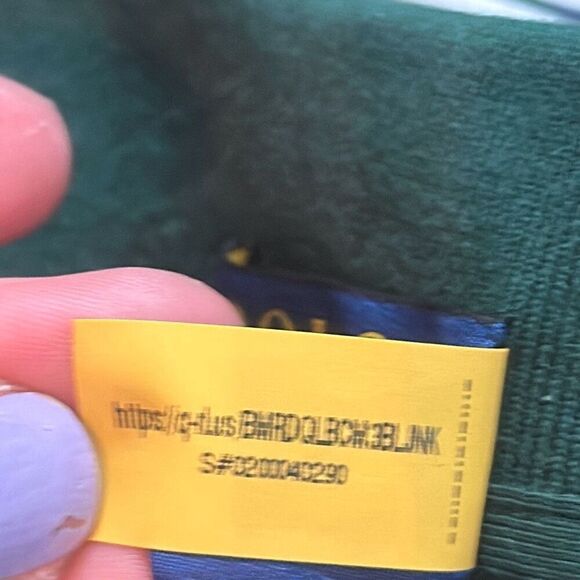 Polo Ralph Lauren Mens Classic Fit Green Blue Striped Polo Shirt Short Sleeve XL - Picture 8 of 10